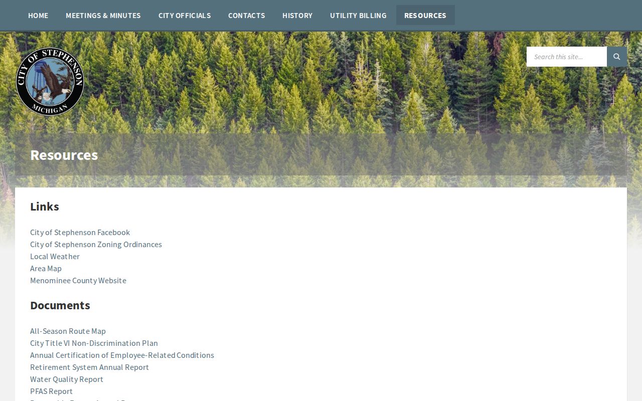 Stephenson arrest records FOIA resources page